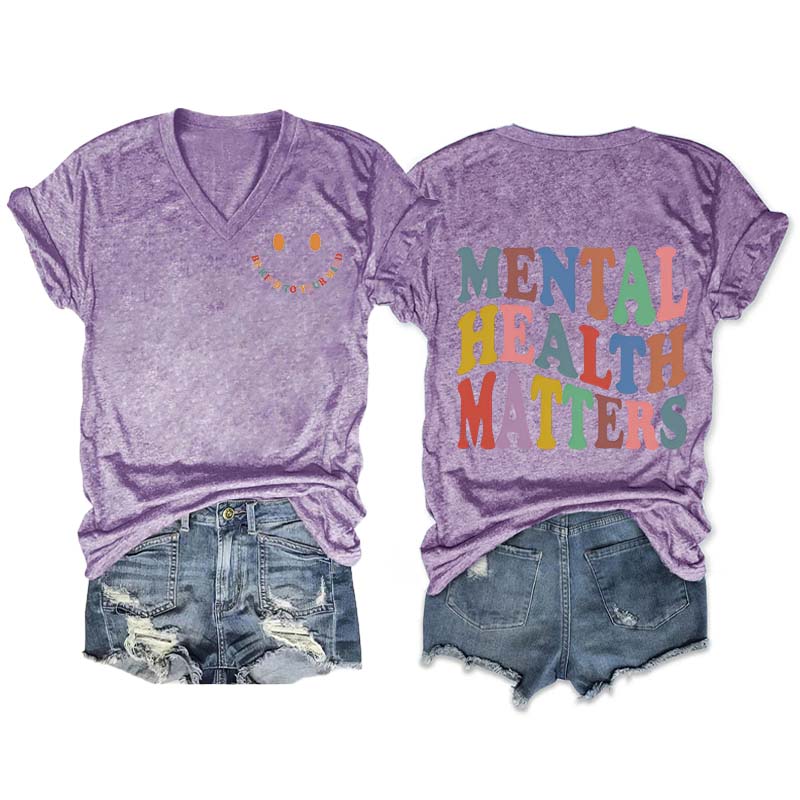 Mental Health Matters V-Neck T-shirt