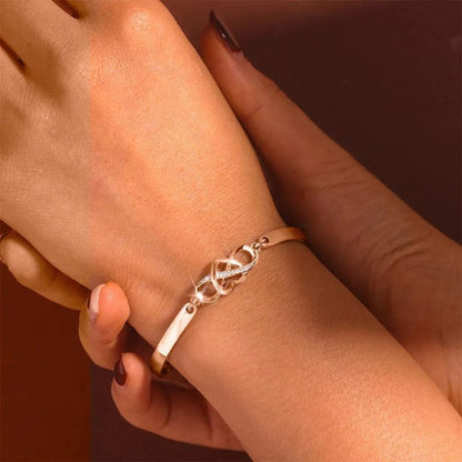 To My Daughter - Always Keep Me in Your Heart - Infinity Bracelet