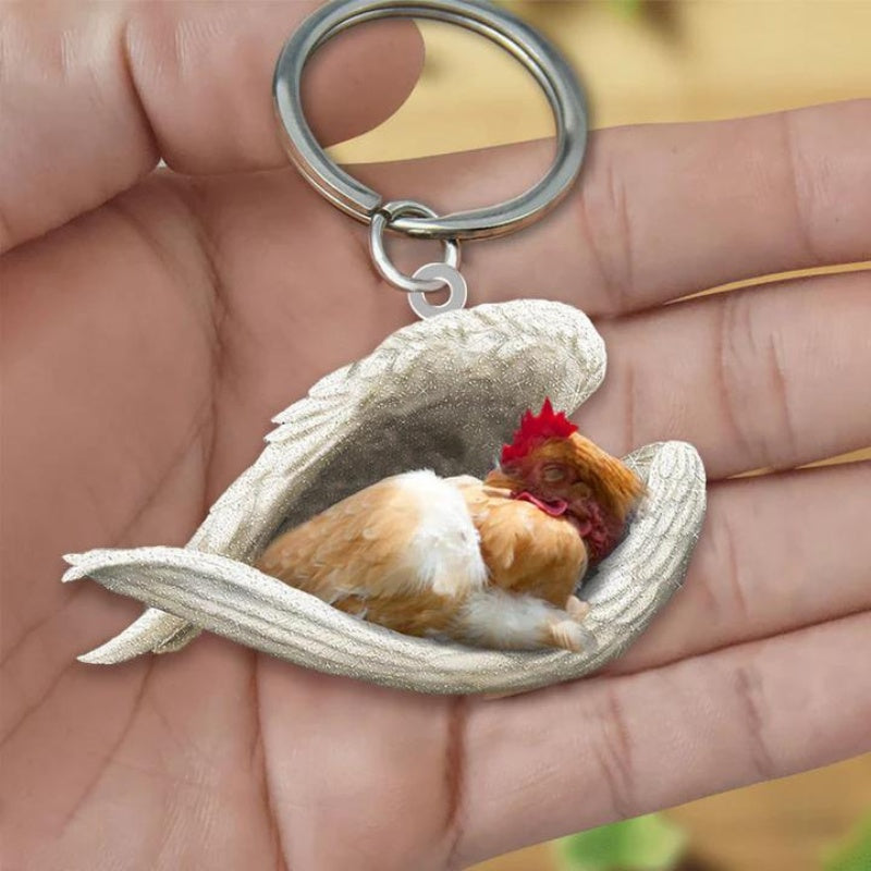 Sleeping Angel Acrylic Keychain Chicken SA206