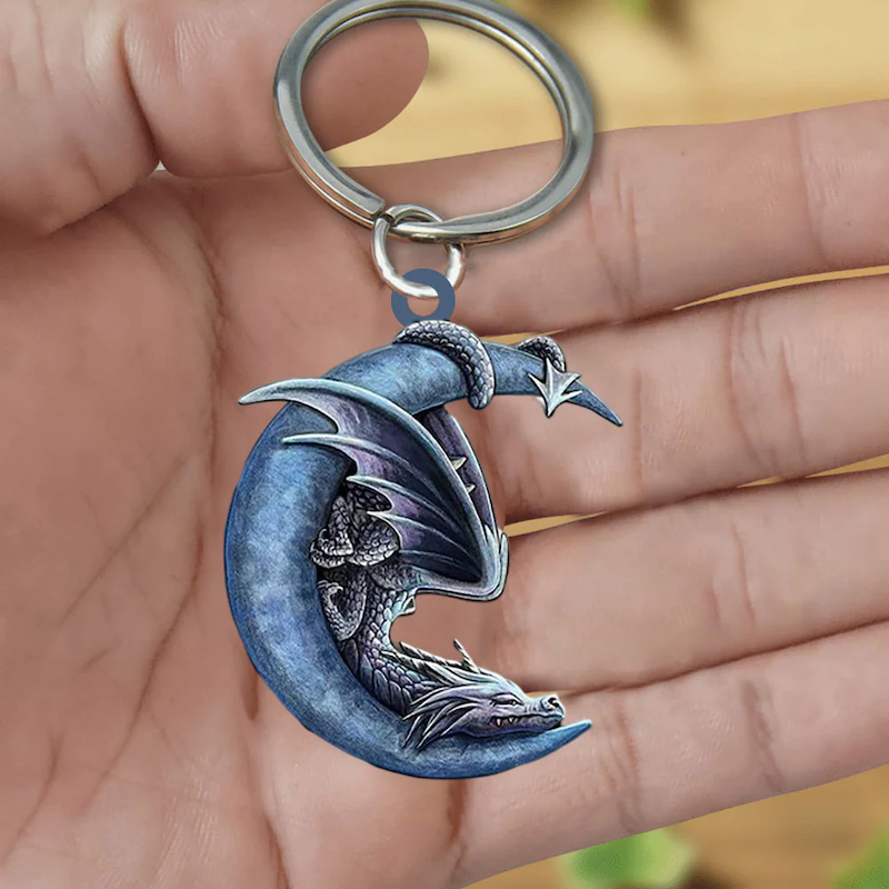 Gift For Dragon Lover Acrylic Keychain DK016