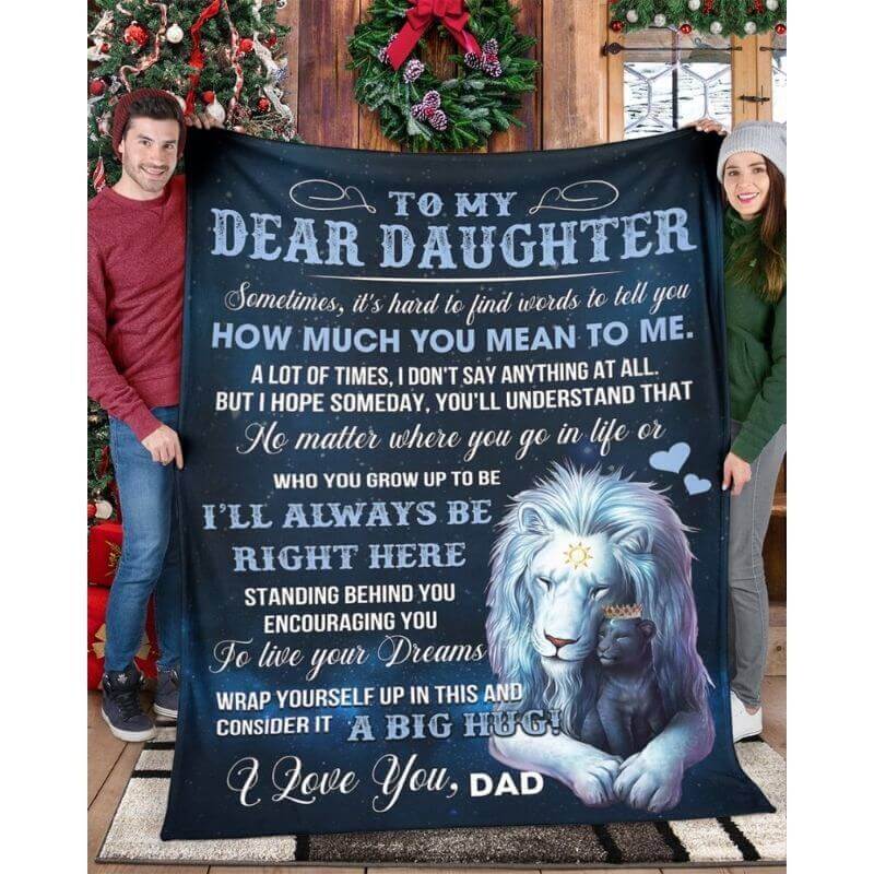 To My Daughter- From Dad - A360 - Premium Blanket